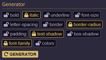 button generator