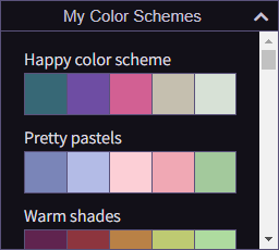 color scheme generator buttons